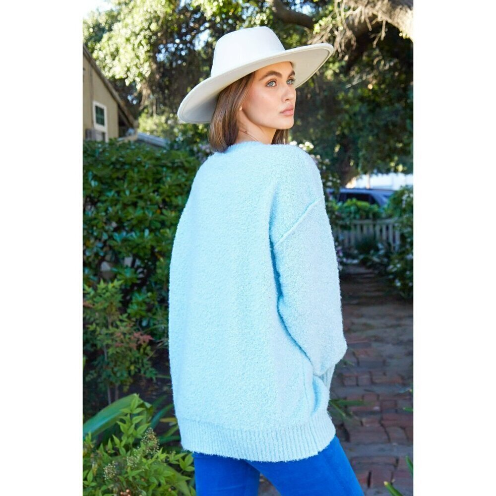 Kimber Sequin Starry Sweater in Blue - Picture 5 of 5